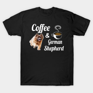 Coffee And German Shepherd T-Shirt